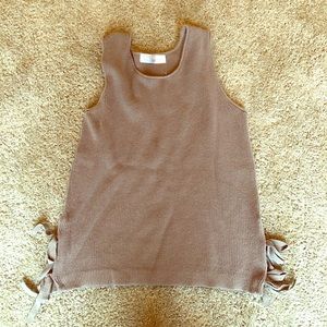 Sweater tank top